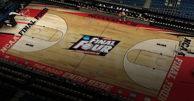 NCAA Final Four Basketball Court Flooring