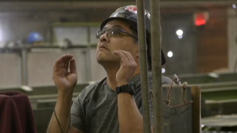 Sawmill Workers use Sign Language to communicate at MTE