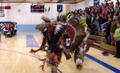 Watch MTE dedication for Final Four court flooring