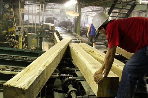 Sawmill lumber for decking manufacturers